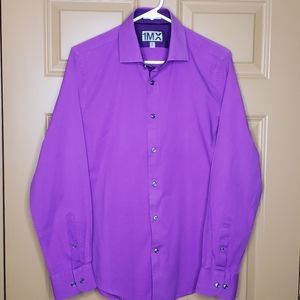 Express 1MX Fitted Long Sleeve Shirt M